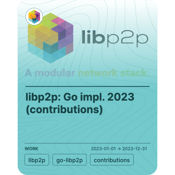 libp2p: Go impl. 2023 (contributions)