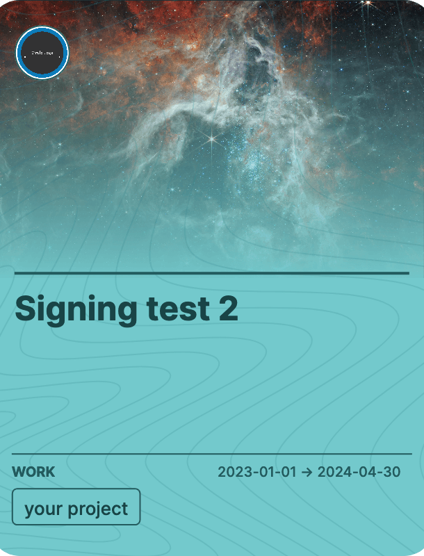 Signing test 2