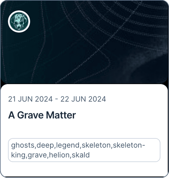 A Grave Matter