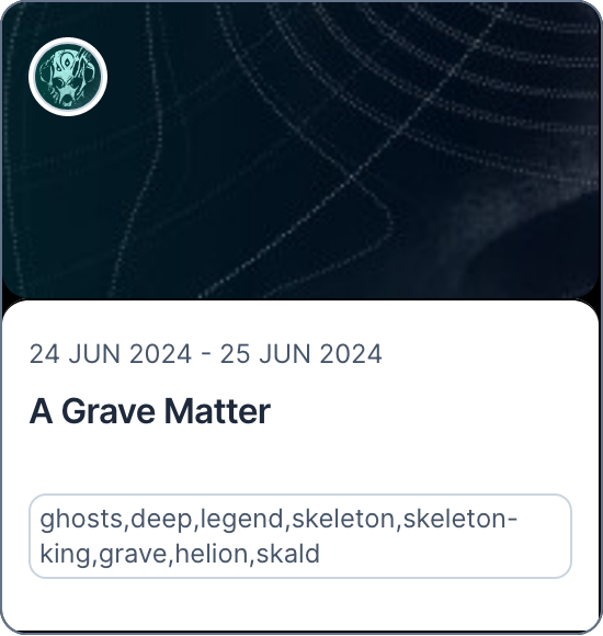 A Grave Matter