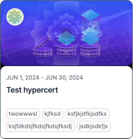 Test hypercert