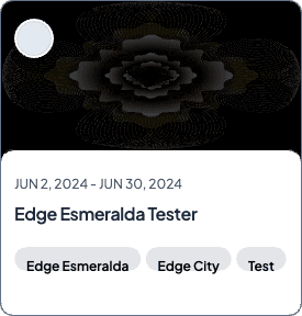 Edge Esmeralda Tester