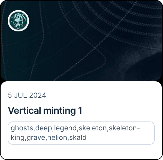 Vertical minting 1