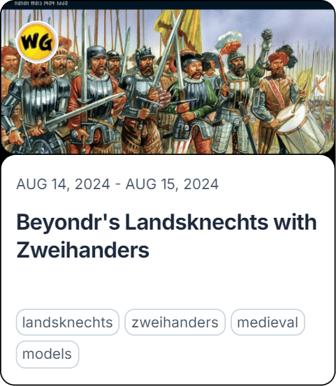 Beyondr's Landsknechts with Zweihanders