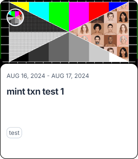 mint txn test 1