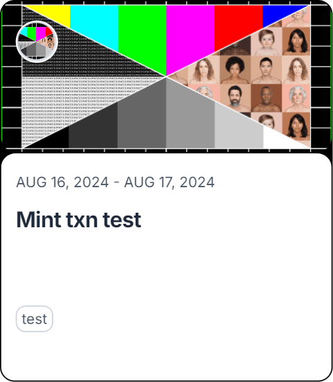 Mint txn test