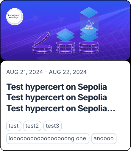 Test hypercert on Sepolia Test hypercert on Sepolia Test hypercert on Sepolia Test hypercert on Sepolia Test hypercert on Sepolia Test hypercert on Sepolia Test hypercert on Sepolia Test hypercert on Sepolia