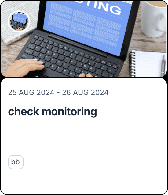 check monitoring