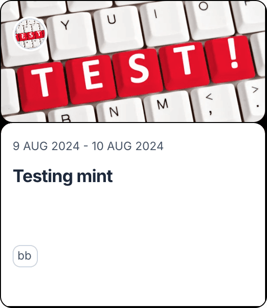 Testing mint