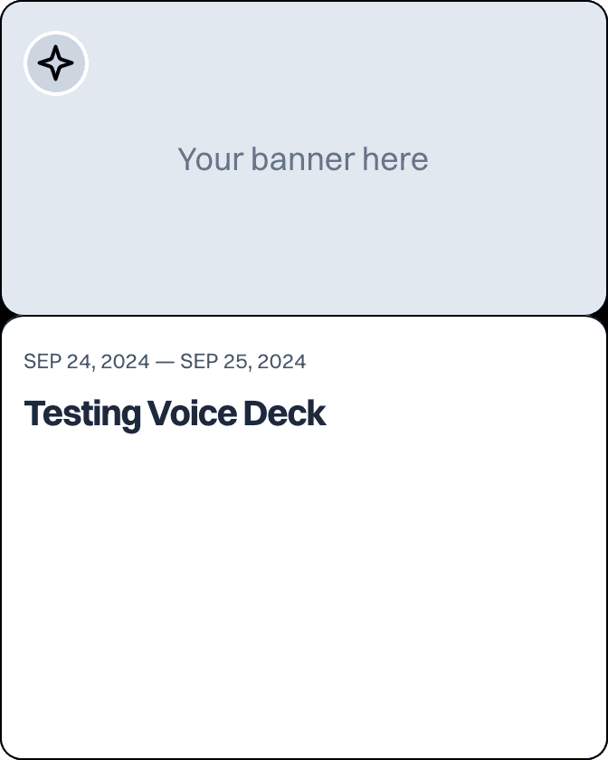 Testing Voice Deck