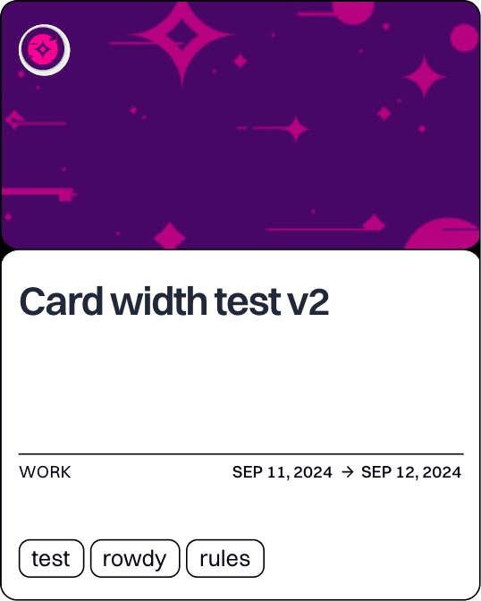 Card width test v2