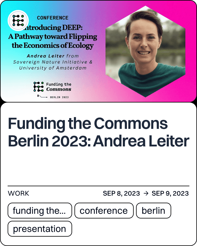 Funding the Commons Berlin 2023: Andrea Leiter