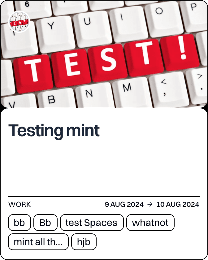 Testing mint