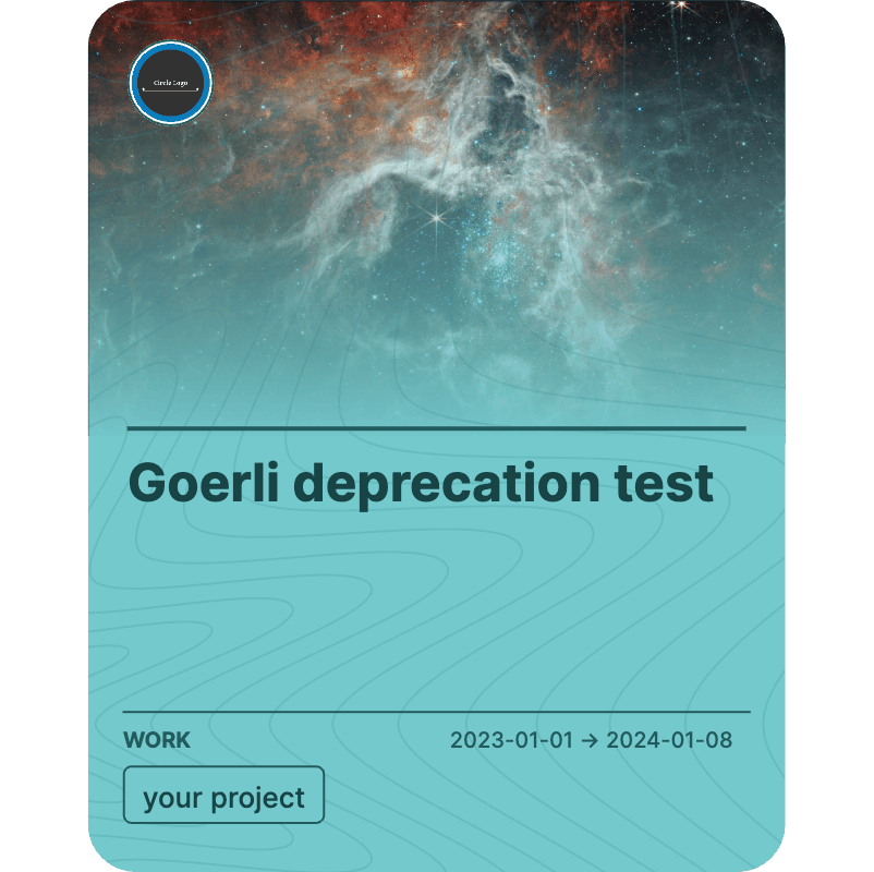 Goerli deprecation test