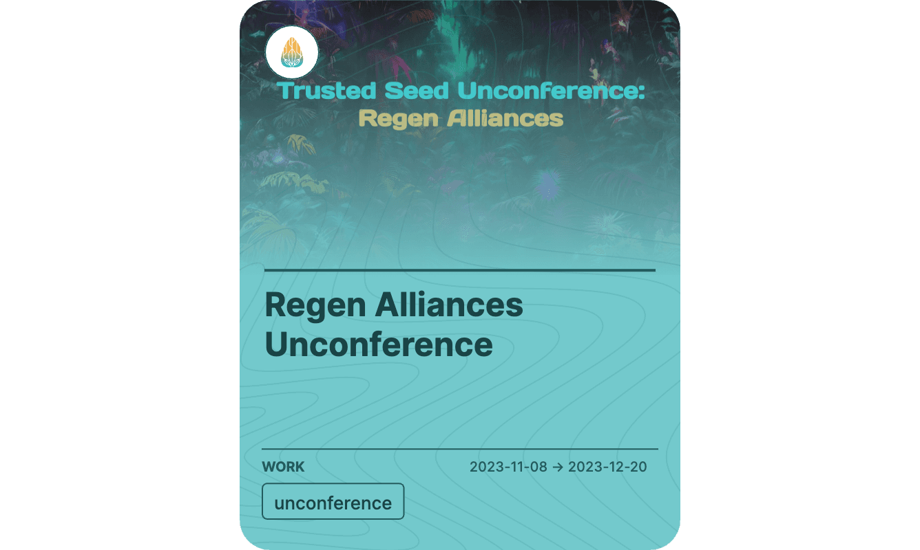 Regen Alliances Unconference