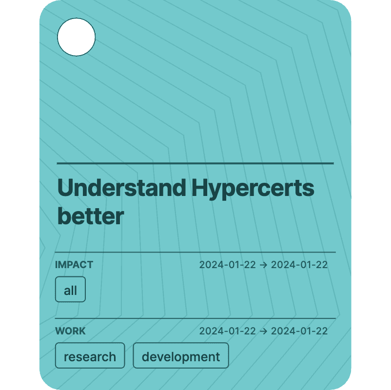 Understand Hypercerts better