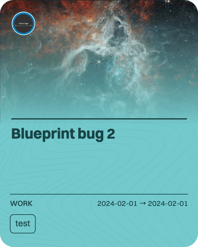 Blueprint bug 2