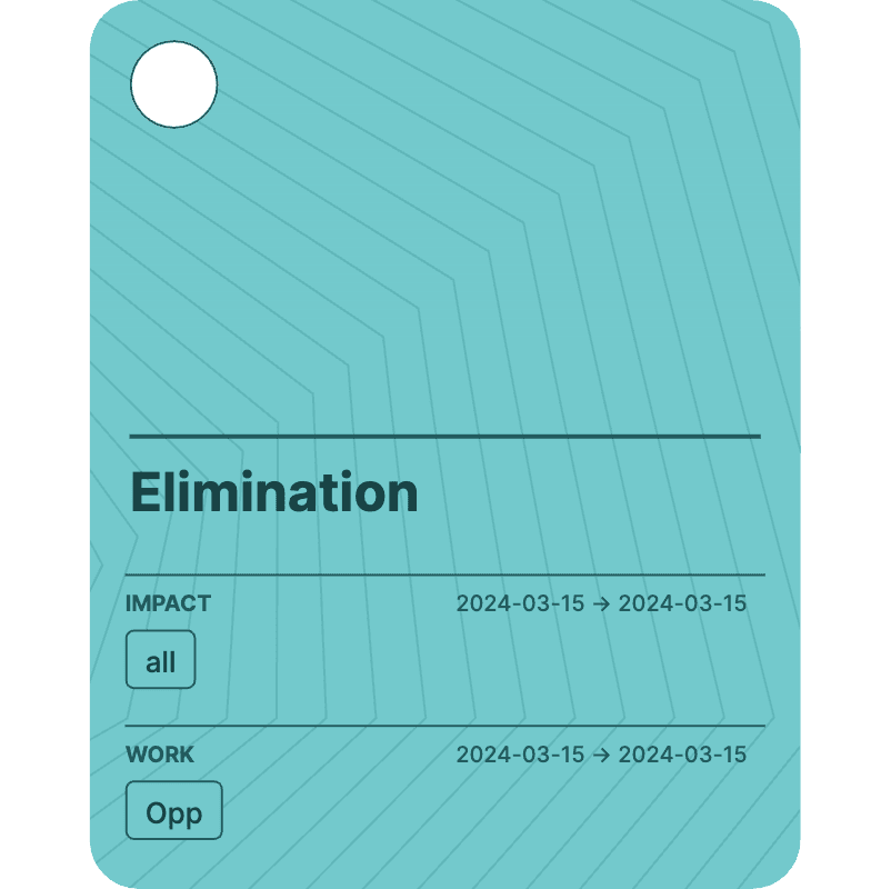 Elimination