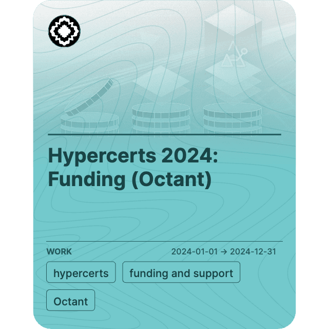 Hypercerts 2024: Funding (Octant)